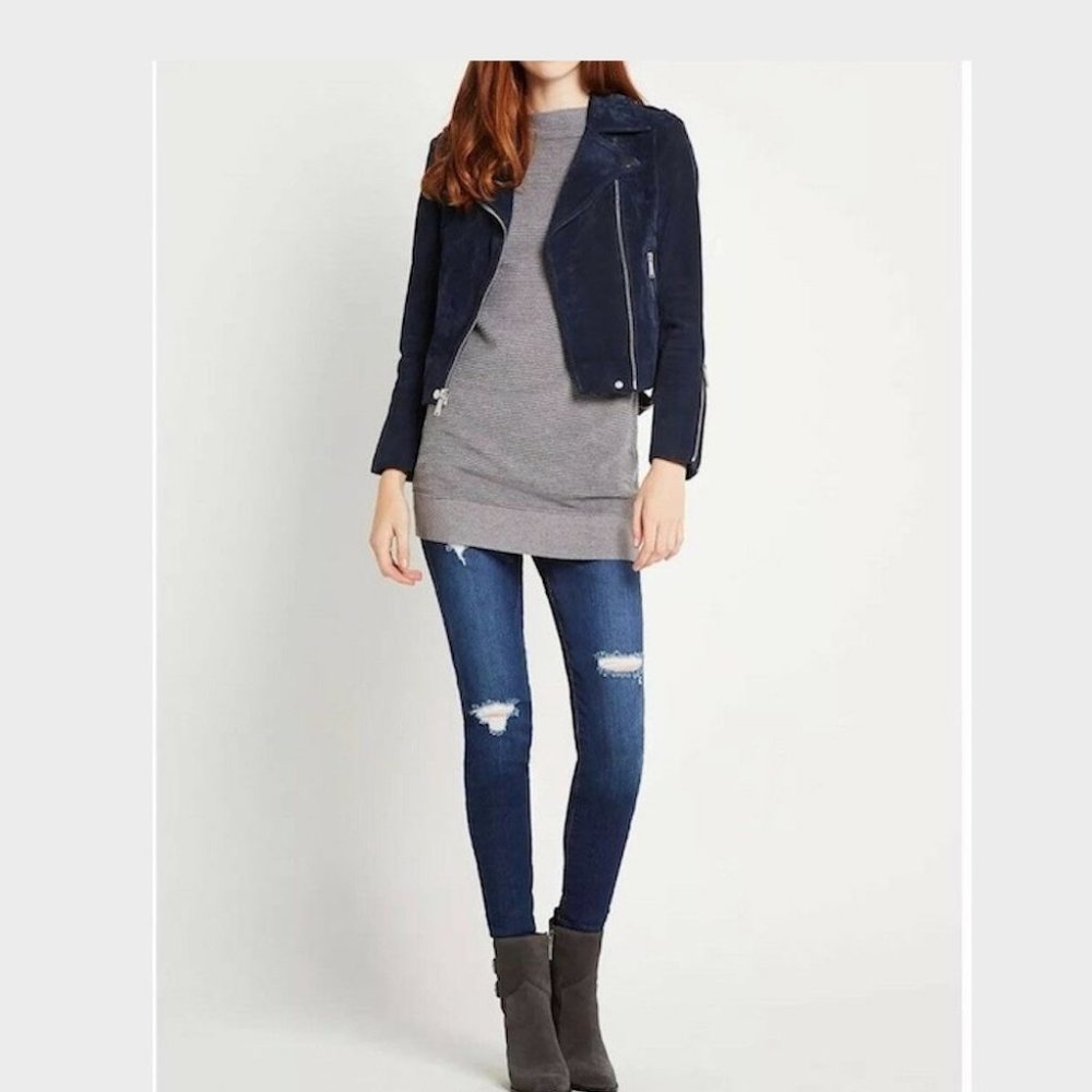 Bcbgeneration Tunic Gray Sweater - image 2